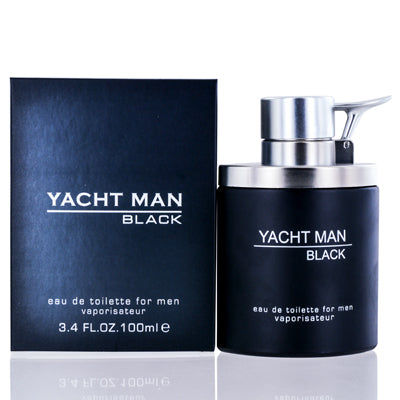 Yacht Man Black Eau de Toilette Spray Cologne 3.4 oz